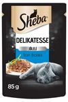 Sheba Delikatesse Ton Balıklı Jöleli Pouch Yetişkin Kedi Yaş Maması 28 X 85 gr