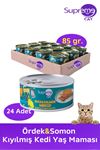 Supreme Ördek & Somon Kıyılmış Konserve Kedi Yaş Maması 85 gr