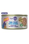 Supreme Tiftiklenmiş Ton Balıklı ve Midyeli Yetişkin Konserve Kedi Maması 70gr 24lü