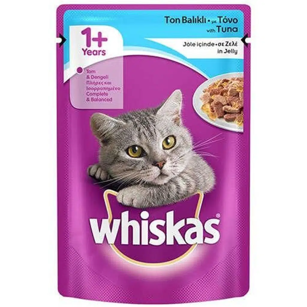Whiskas Kedi Yaş Maması Ton Balıklı 85 G