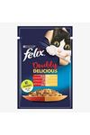 Felix Kedi Yaş Maması Tavuk Ve Sığır Etli 85 G