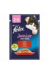 Felix Yavru Kedi Yaş Mama Sığır Etli,Tavuklu 85G