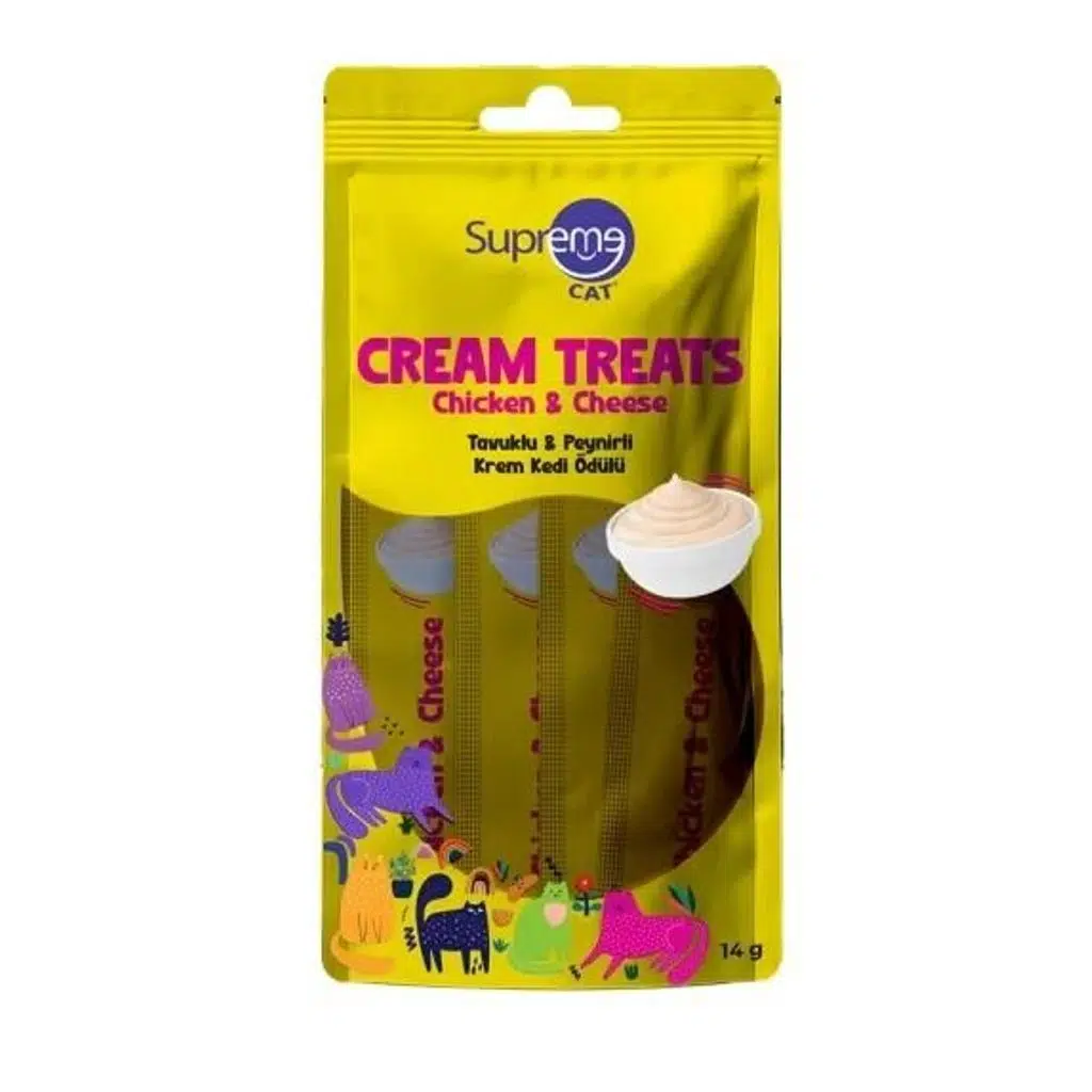 Supreme Kedi Ödül Krema Tavuklu Ve Peynirli 4*14 G