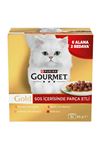 Gourmet Gold Kedi Yaş Maması Parça Etli 8*85 G