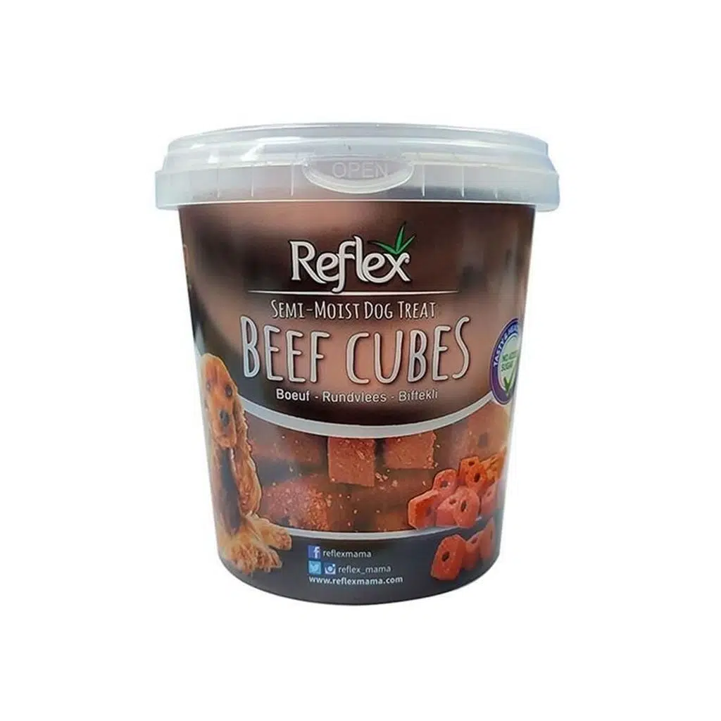 Reflex Semi-Moist Köpek Ödül Biftekli Küp 500 G