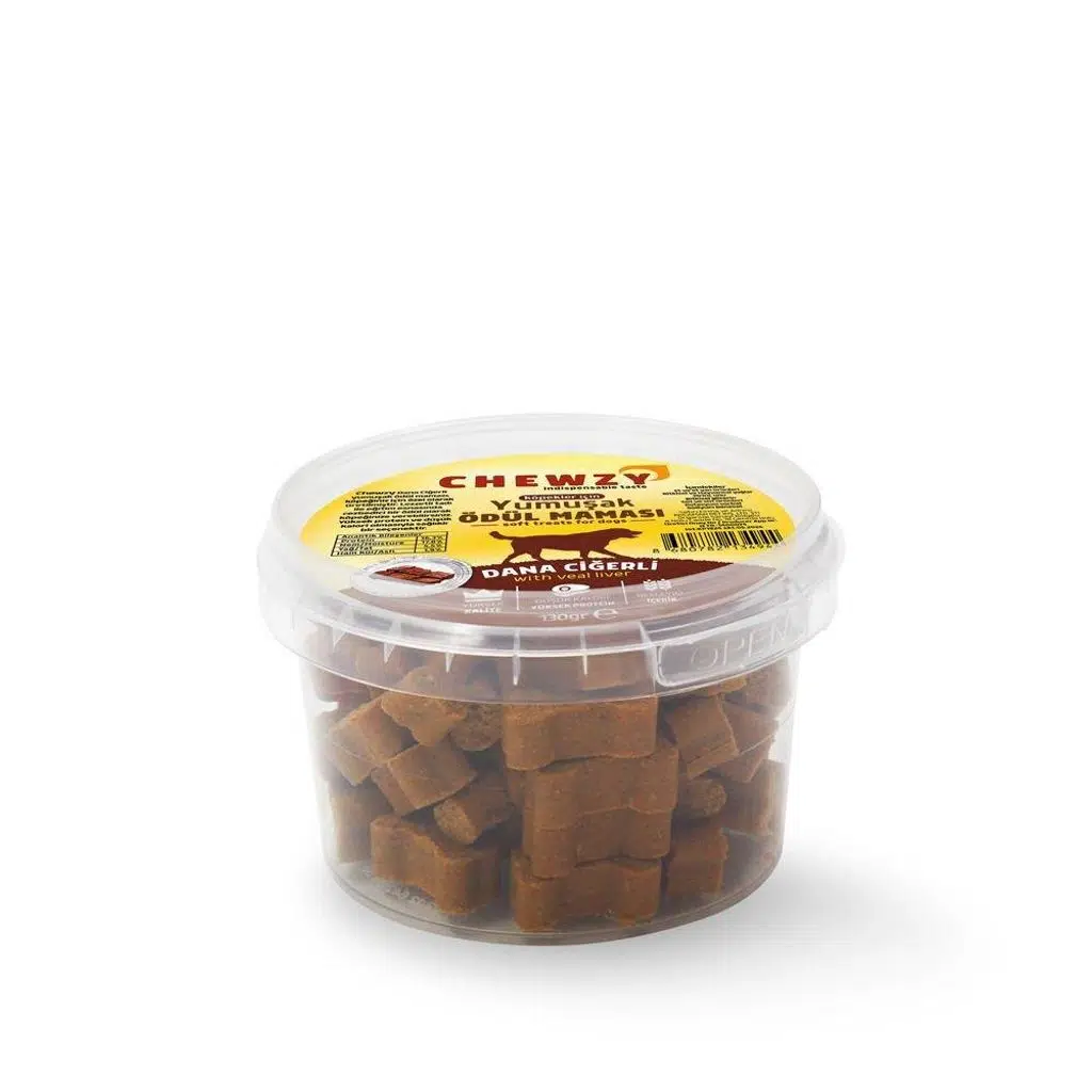 Chewzy Köpek Ödül Maması Yumuşak Ciğerli 130 G