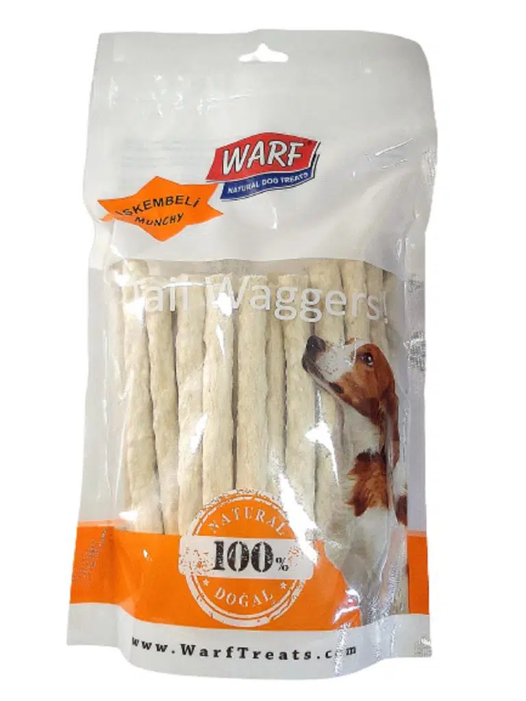 Warf Köpek Ödül Maması Munchy Kuzu İşkembe 360 G